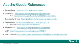 #GeodeSummit - Spring Data GemFire API Current and Future Slide 29