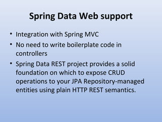 Spring data presentation | PPT