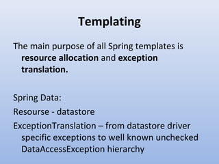 Spring data presentation | PPT