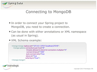 Building Spring Data with MongoDB | PPTX