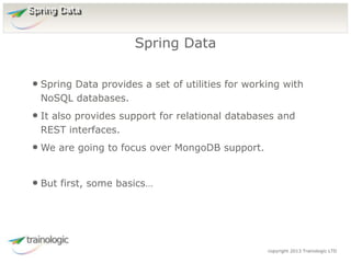 Building Spring Data with MongoDB | PPTX