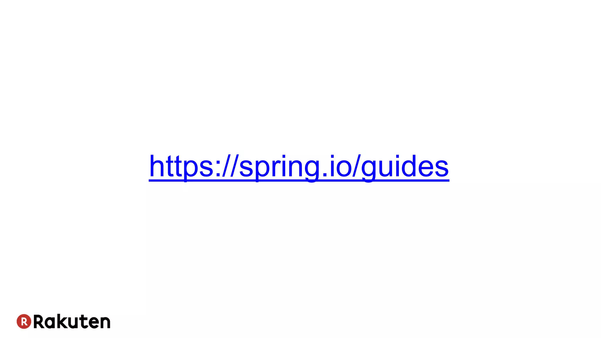 https://spring.io/guides
 
