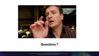 Unless otherwise indicated, these slides are © 2013-2017, Pivotal Software, Inc. and licensed under a Creative Commons Attribution-
NonCommercial license: http://creativecommons.org/licenses/by-nc/3.0/
Questions ?
 
