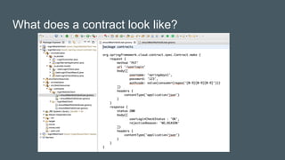 What does a contract look like?
 