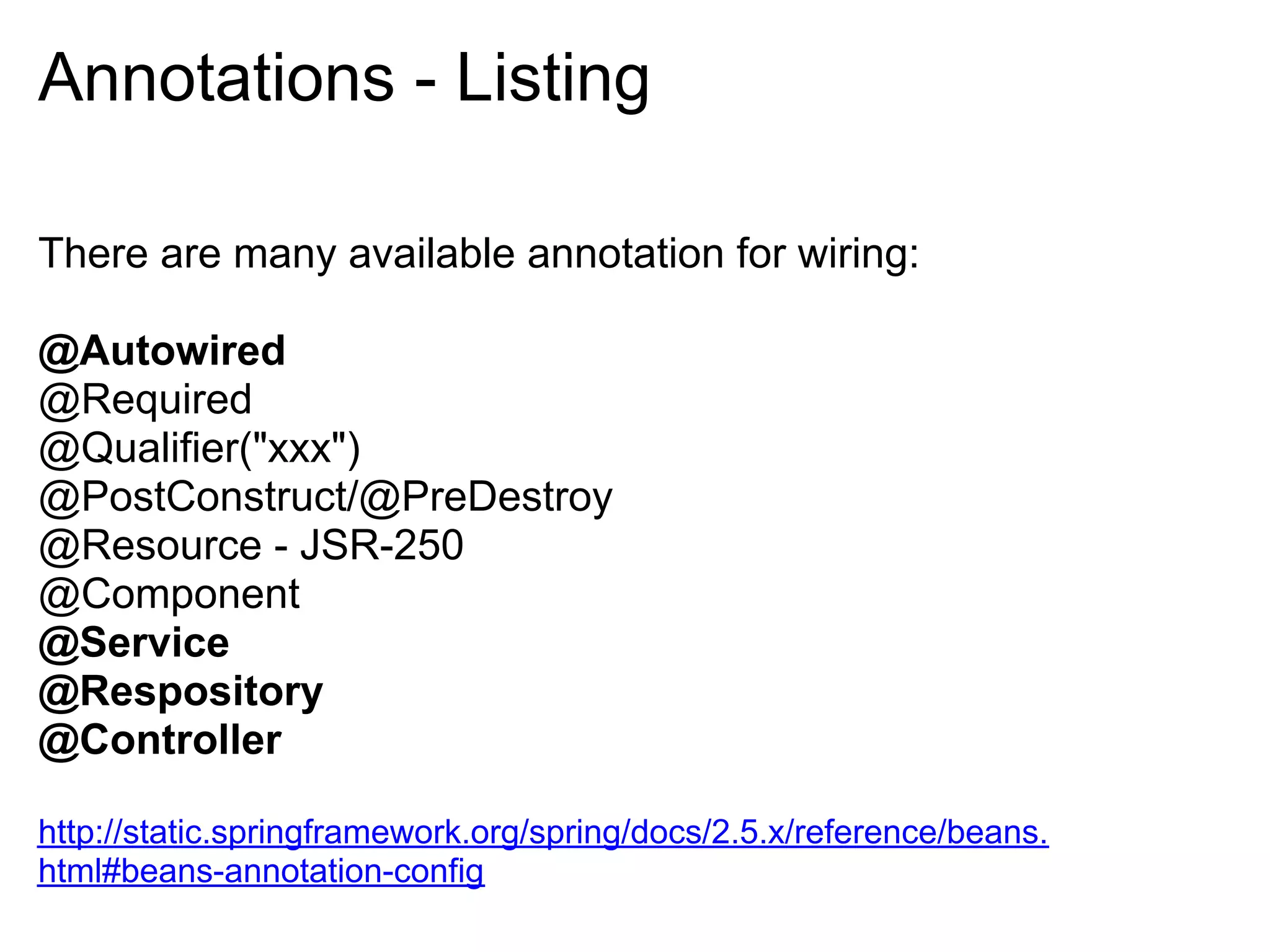 Introduction to Spring's Dependency Injection