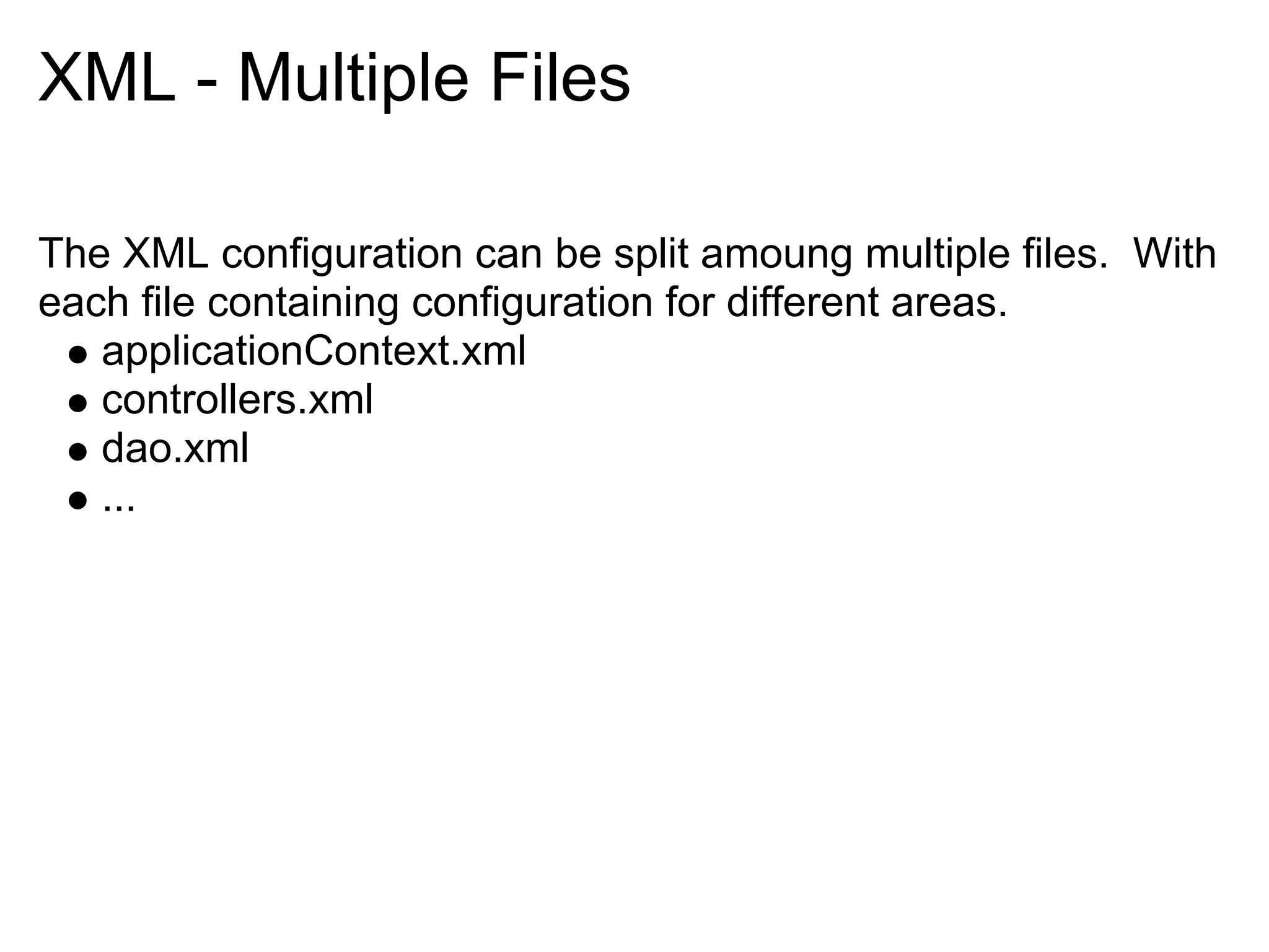 Introduction to Spring's Dependency Injection