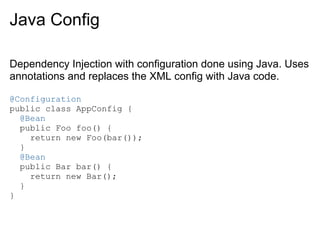 Introduction to Spring's Dependency Injection | PPT