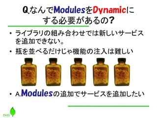 .ʤǲѴǻܱٲԲ
      Ҫ?
? 饤֥νMߺϤ碌Ǥ¤`ӥ
  ׷ӤǤʤ
? ƿK٤Cܤעy




? A.Modules׷Ӥǥ`ӥ׷Ӥ
 