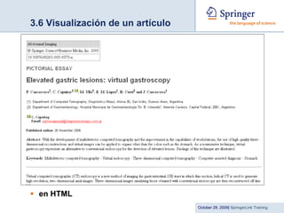 3.6 Visualización de un artículo en HTML 