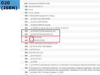 020
(ISBN)
 