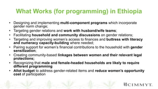 Failing to learn or learning to fail? A meta-analysis of evaluations of gender in Ethiopian agricultural development