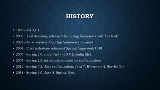 Spring essentials 1 (Spring Series 01) | PPTX | Web Development | Internet