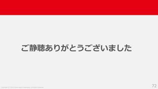 Copyright (C) 2018 Yahoo Japan Corporation. All Rights Reserved. 72
ご静聴ありがとうございました
 