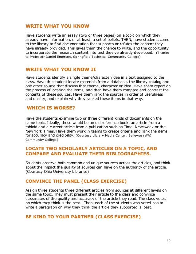 literacy essay topics