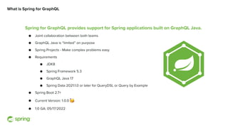 Getting Started with Spring for GraphQL | PDF