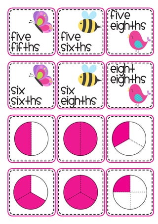 five
fifths
five
sixths
five
eighths
six
sixths
six
eighths
eight
eighths
 