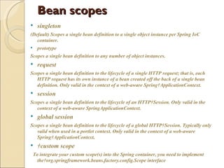 Spring framework | PPT