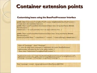 Spring framework | PPT