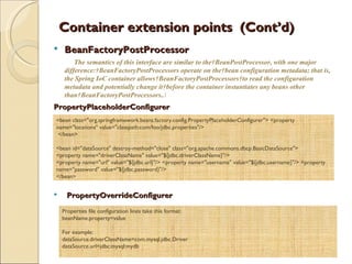 Spring framework | PPT