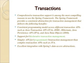 Spring framework | PPT