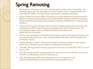 Spring framework | PPT