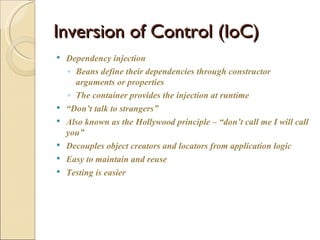 Spring framework | PPT