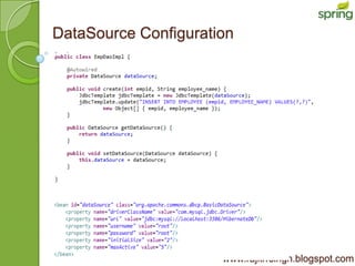 DataSource Configuration




                      www.rajkrrsingh.blogspot.com
 