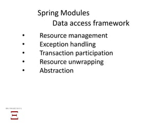 The Spring Framework | PPT