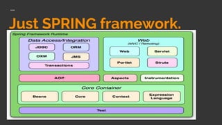Spring framework | PPTX