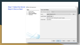 Step 7: Select the Server
Step 8: Click on Next
 