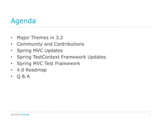 Spring Framework 3.2 - What's New | PPTX