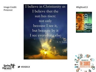 Image Credit:   #BigRead13
Pinterest
 