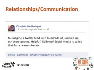 Relationships/Communication
 