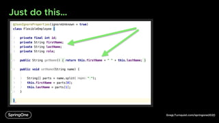 GregLTurnquist.com/springone2020
Just do this…
6
 