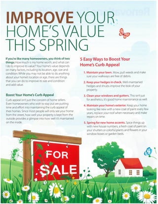 Improve Your Western MA Home's Value This Spring
