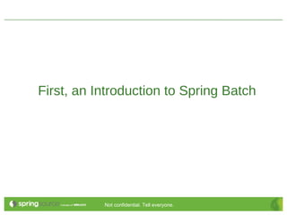 Enterprise Integration and Batch Processing on Cloud Foundry