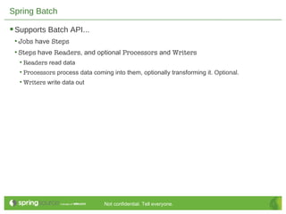 Enterprise Integration and Batch Processing on Cloud Foundry