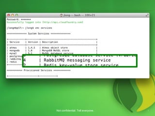 Enterprise Integration and Batch Processing on Cloud Foundry