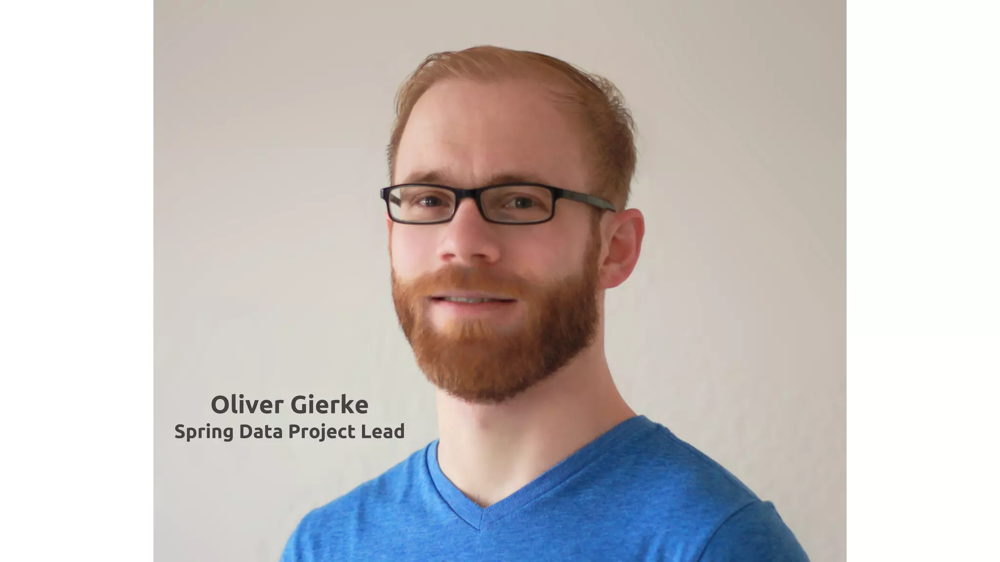 Oliver Gierke
Spring Data Project Lead
 