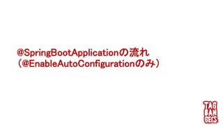 @SpringBootApplicationの流れ
（@EnableAutoConfigurationのみ）
 