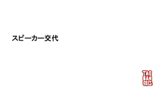 スピーカー交代
 