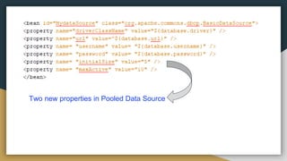 Two new properties in Pooled Data Source
 