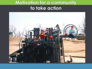 Motivation for a community
to take action
 
