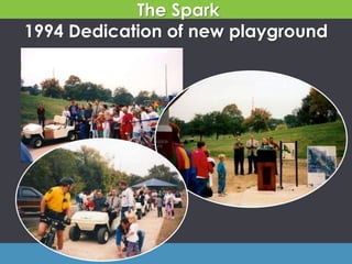 The Spark
1994 Dedication of new playground
 