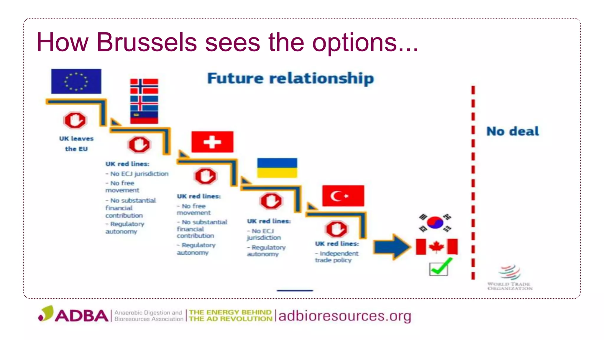 How Brussels sees the options...
 