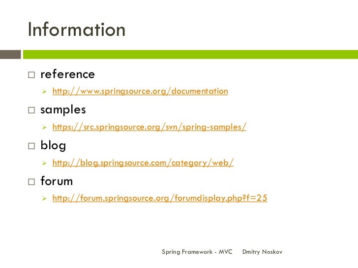 Spring Mvc Documentation Spring Mvc Documentation