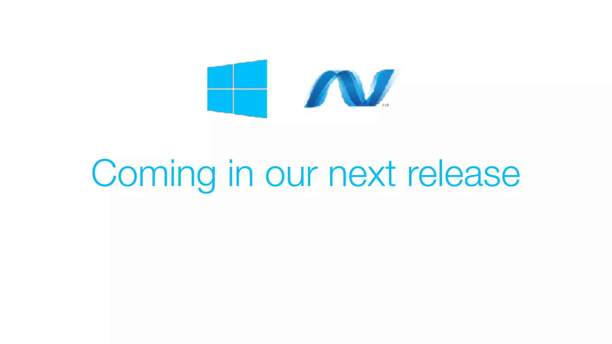 Coming in our next release
 