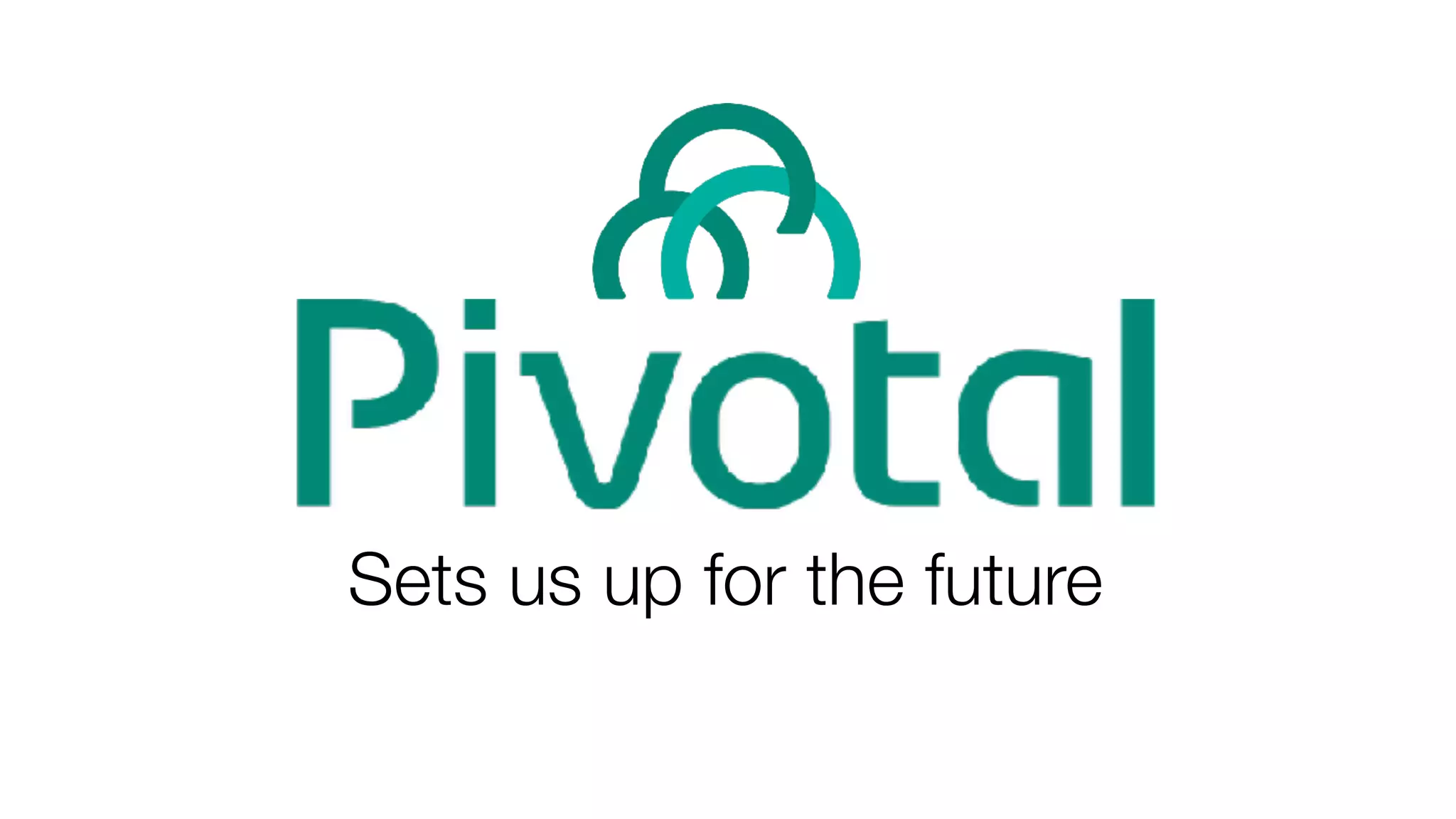 Sets us up for the future
 