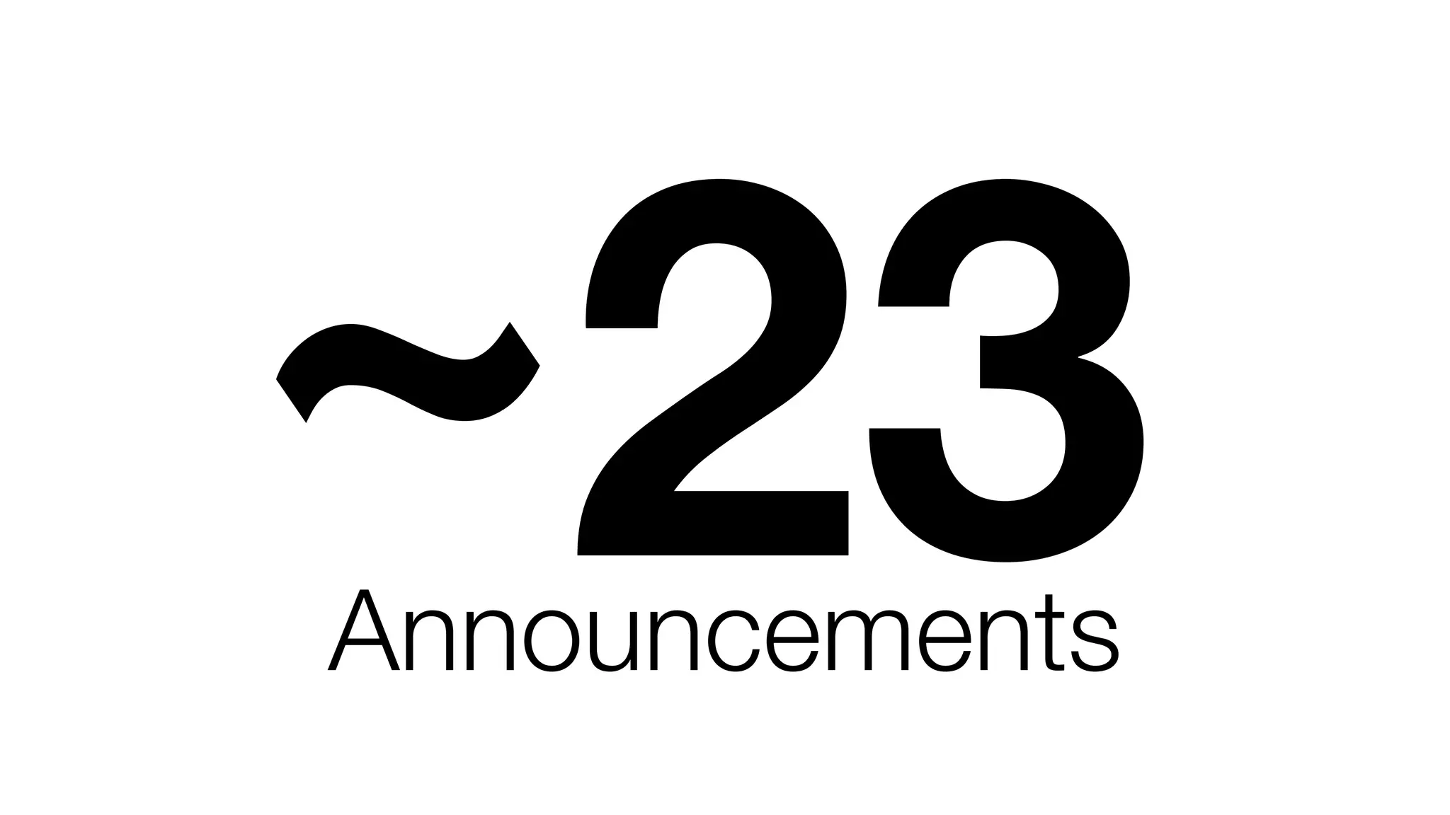 Announcements
~23
 