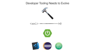 🔨
<xml> @
Developer Tooling Needs to Evolve
 